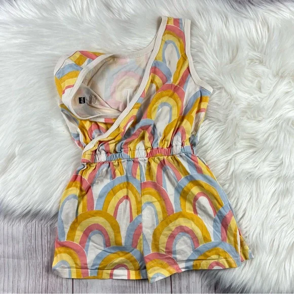 Tea Collection Girls Size 7 Summer/Spring Bundle 🌸 Dress Romper Bike Shorts - Picture 6 of 9